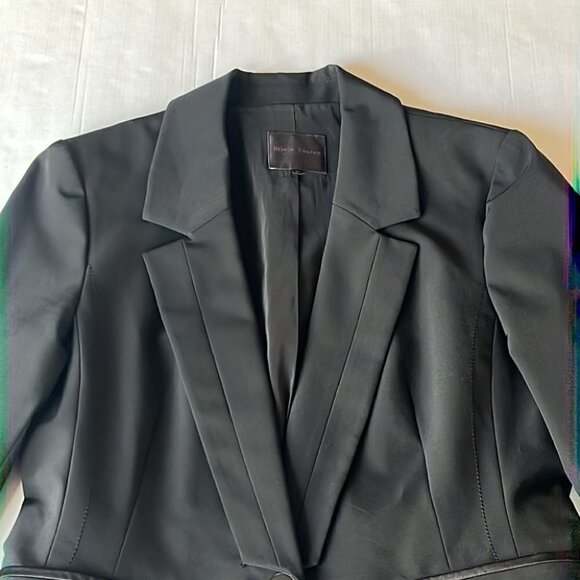 𝅺OLIVIA LAUREN black sculpt hourglass classy single breast blazer size Small - Picture 2 of 16